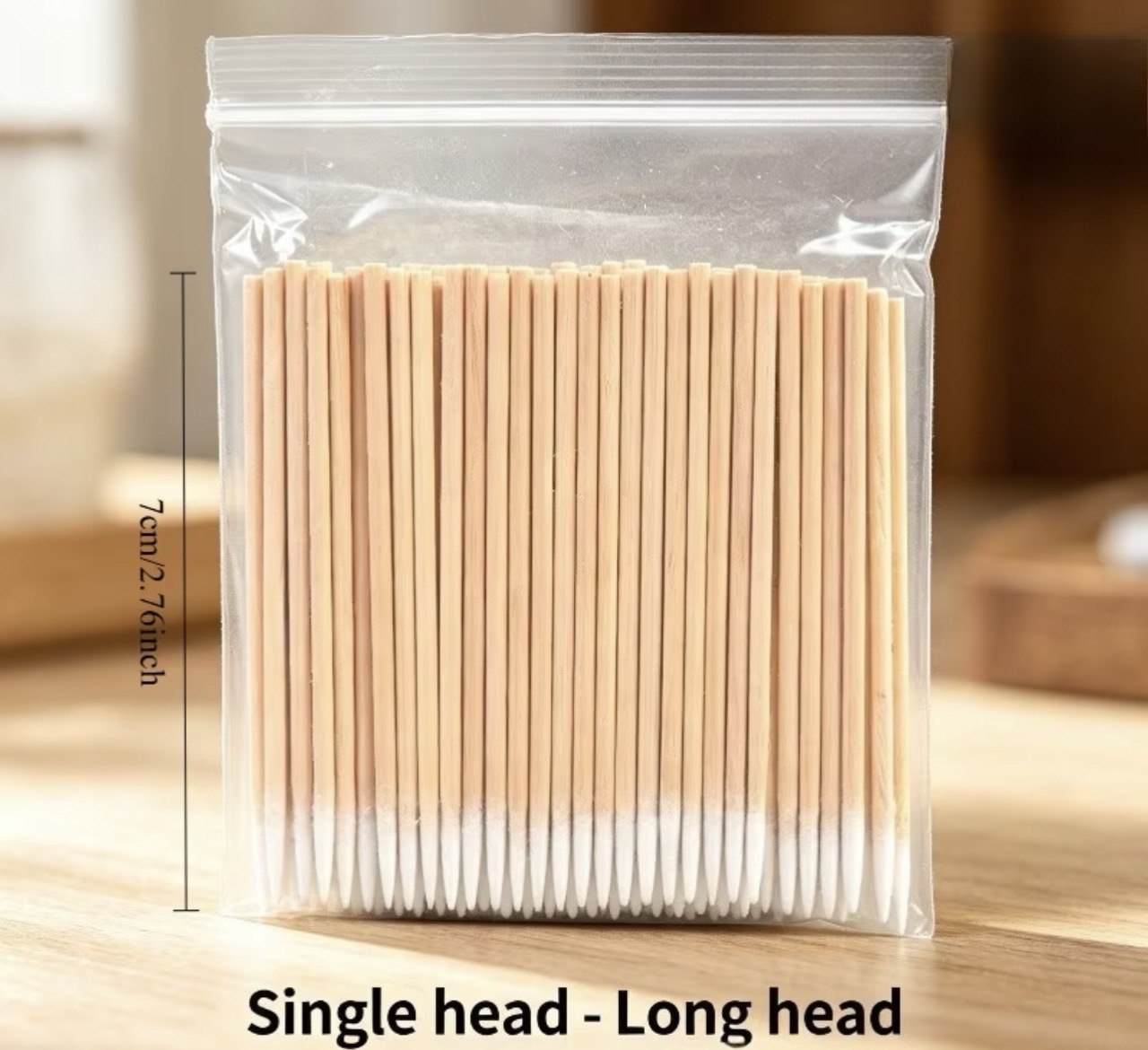 One Side Anti-Flow Glue Cotton Swabs