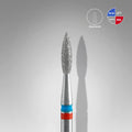 Diamond nail drill bit DUO flame red-blue EXPERT