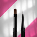 Double-ended brush EXPERT liner 10 mm / for gel 11 mm