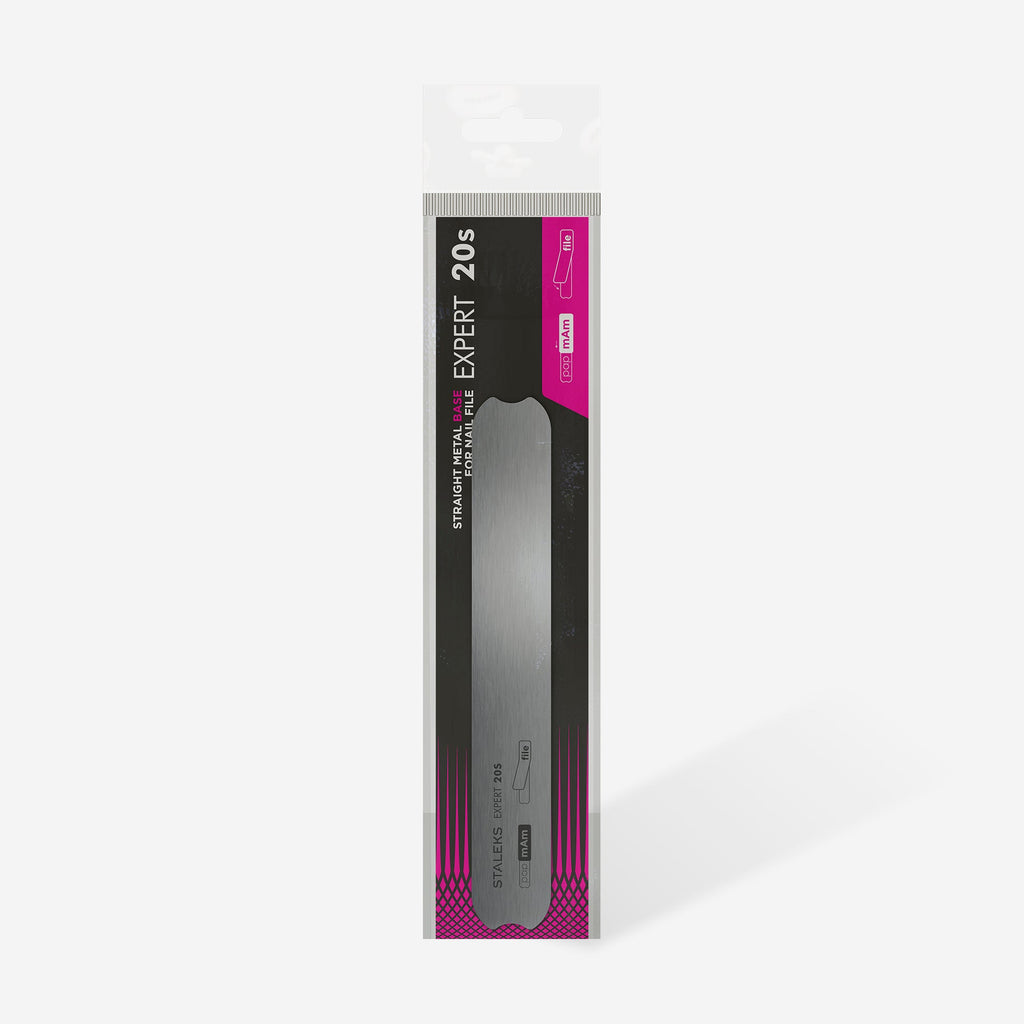 Straight metal base for nail file EXPERT 20s (130)